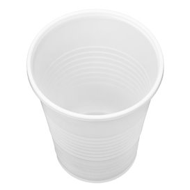 Gobelet en Plastique PP Réutilisable Blanc 240ml (100 Utés)