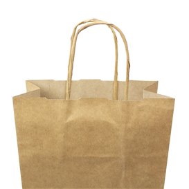 Sac en Papier Kraft Porte-Bouteilles 18+8x39cm (300 Utés)