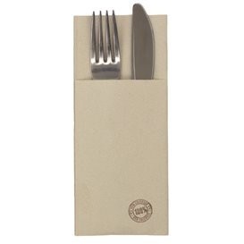 Eetgerei zak papieren servetten Eco Micropunt 33x40cm (600 stuks)