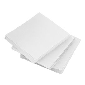 Papieren Servet Micropunt 2-laags Wit 20x20cm (100 Stuks)