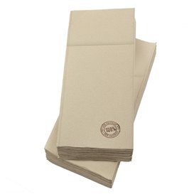 Eetgerei zak papieren servetten Eco Micropunt 33x40cm (60 stuks)