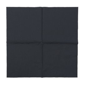 Serviette en Papier avec Bordure 40x40cm 2E Noire (800 Utés)