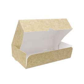 Boîte Pâtissière  en Carton Kraft 17,5x11,5x4,7cm 250g (400 Utés)