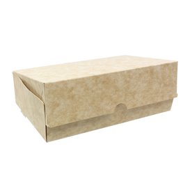 Boîte Pâtissière  en Carton Kraft 17,5x11,5x4,7cm 250g (400 Utés)