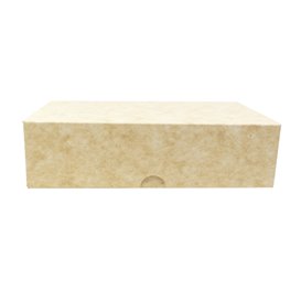 Boîte Pâtissière  en Carton Kraft 17,5x11,5x4,7cm 250g (20 Utés)