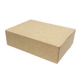 Gebakdoos Karton Kraft 20,4x15,8x6cm 1kg (20 stuks) 