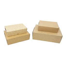 Gebakdoos Karton Kraft 17,5x11,5x4,7cm 250g (400 stuks)