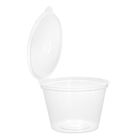 Plastic Container APET Rond vormig transparant 125ml (405 stuks)