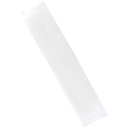 Sac Papier Blanc 9+5x24cm (250 Utés)