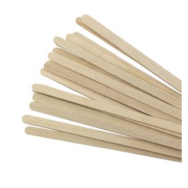 Houten Koffie Roerstaafje 14cm (50 Stuks)