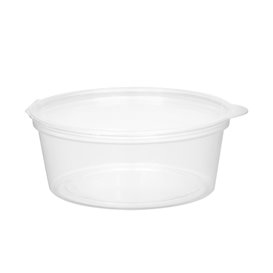 Pot Rond avec charnière APET Transparent 80ml (450 Utés)