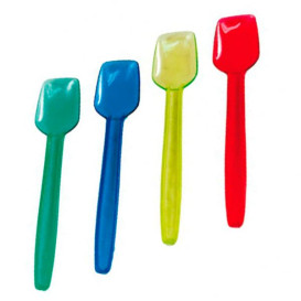 Plastic ijs lepel  9,2 cm 