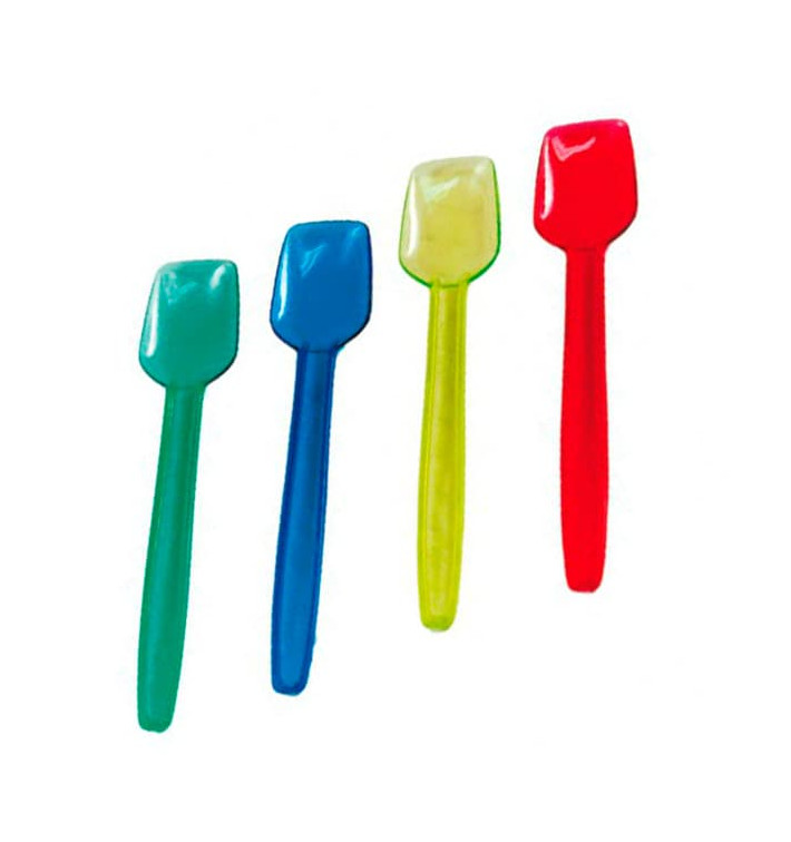 Plastic ijs lepel  9,2 cm 