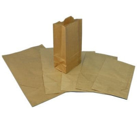 Papieren zak zonder handvat kraft 30+18x43cm (250 stuks)