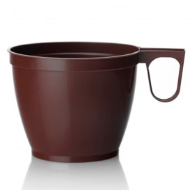 Tasse Plastique Dur Marron 180ml (1.000 Unités)