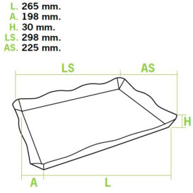 Plateau Kraft pour Buffet ou Fast Food (200 Unités)