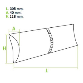 Emballage à sandwich avec ouverture facile (500 Unités)