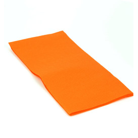 Serviette Papier Molletonnée 1/8 40X40 Orange(1.200 Utés)