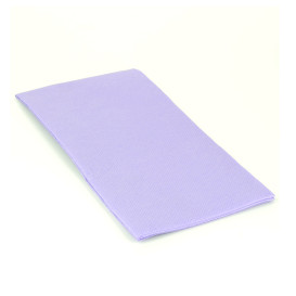 Serviette Papier Molletonnée 1/8 40x40 Lilas (50 Unités)