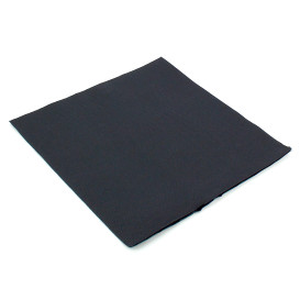 Serviette Papier Molletonnée 40x40 Noire (1.200 Unités)