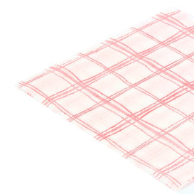 Serviette Papier 33x33 Carré Rouge 1 epaisseur (3.840 Utés)