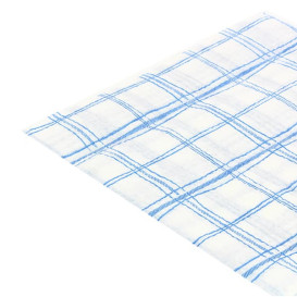 Serviette Papier 33x33 Carré Bleu 1 epaisseur (3.840 Utés)