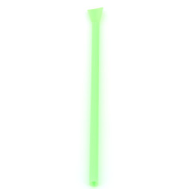 Plastic recht rietje PS lepel 4 colofs Ø0,6cm 20cm (250 stuks)